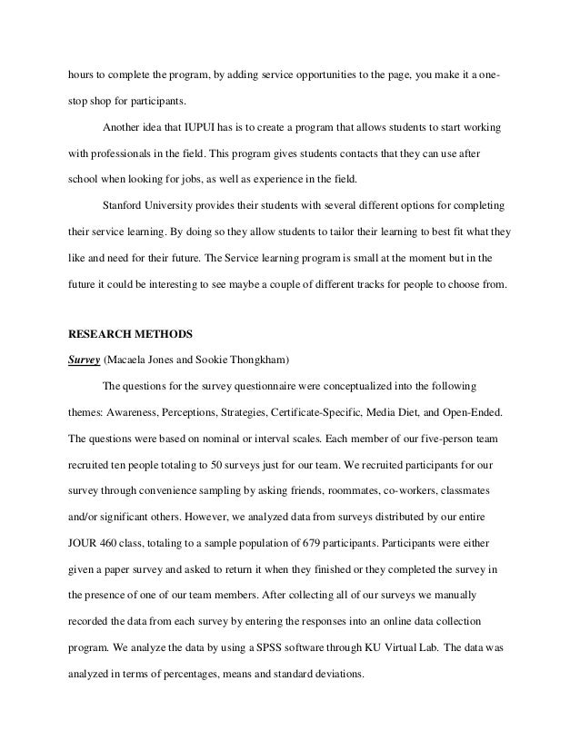 Essay service learning ku